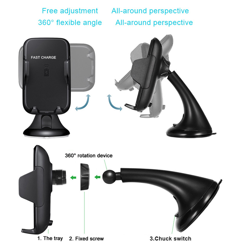 wireless charger vehicle dock