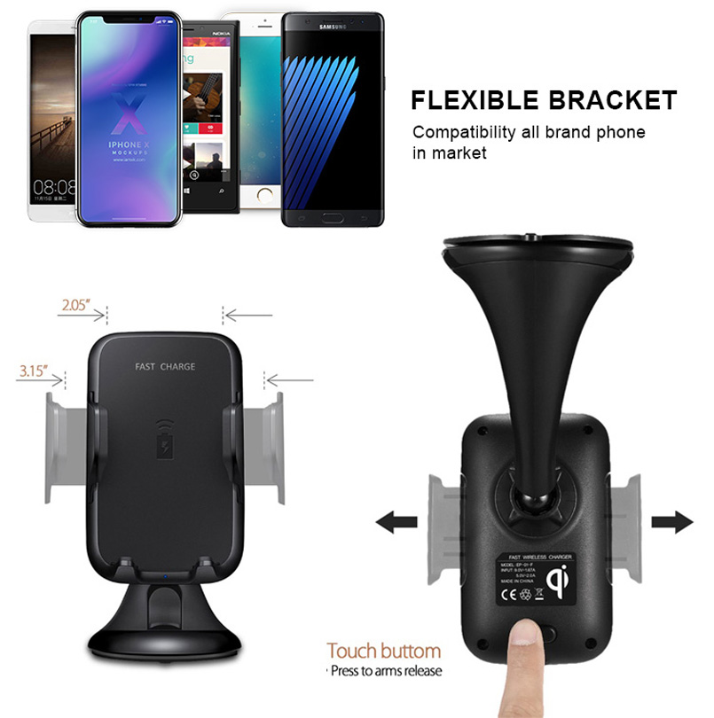 wireless charger vehicle dock