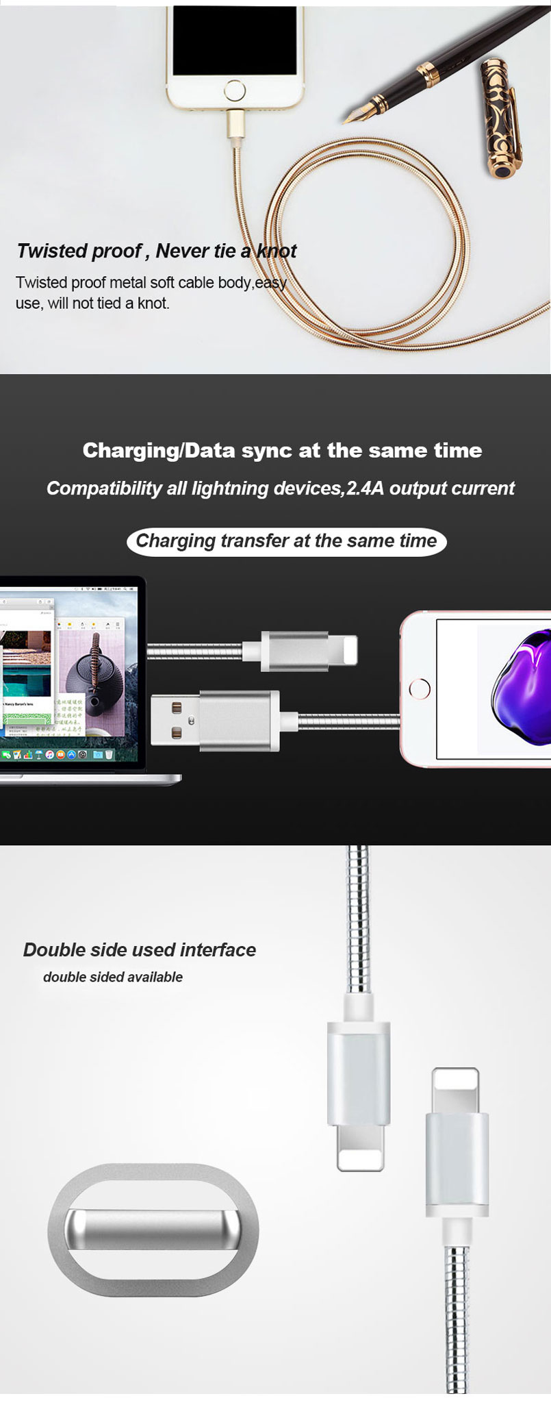 iphone usb charging cable