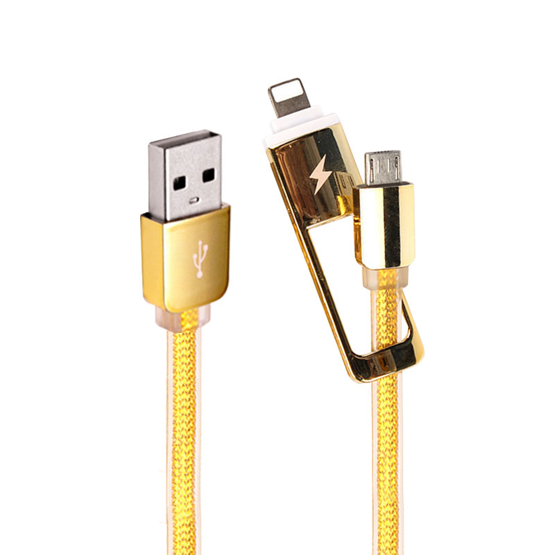 Non-slip new 2 in 1 visible usb cable portable alibaba best sellers cable